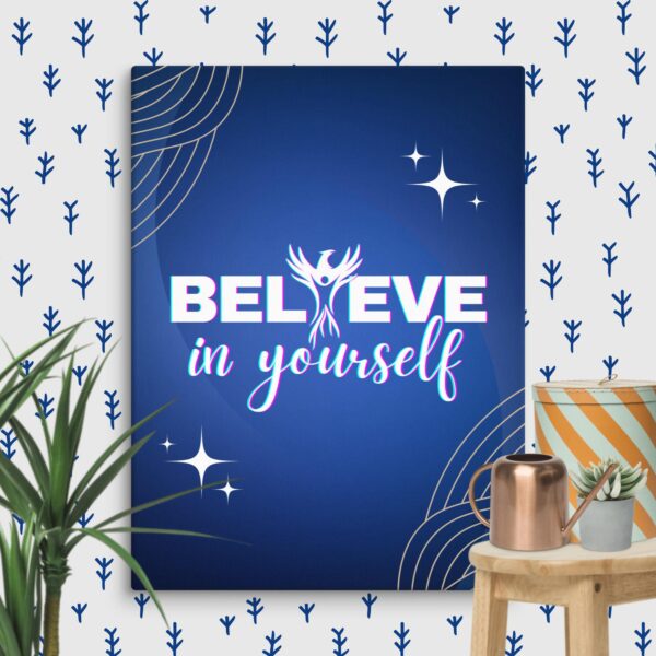 Believe In Yourself - Canvas Wall Art - Image 4